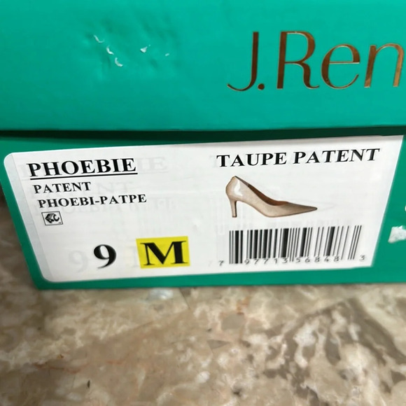 J.Renee Phoebi,women shoes,NEW, pumps,Patente Gold accent,glam,shine,event,prom - Picture 14 of 15